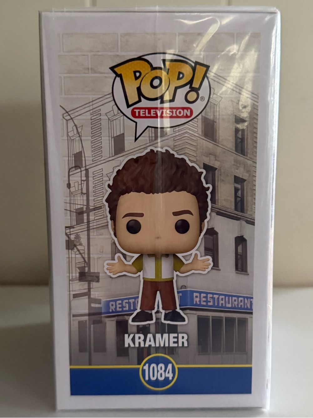 Funko Pop! Seinfeld Kramer Vinyl Figure - Brown Hair, Yellow Shirt, White Vest - Picture 3 of 6